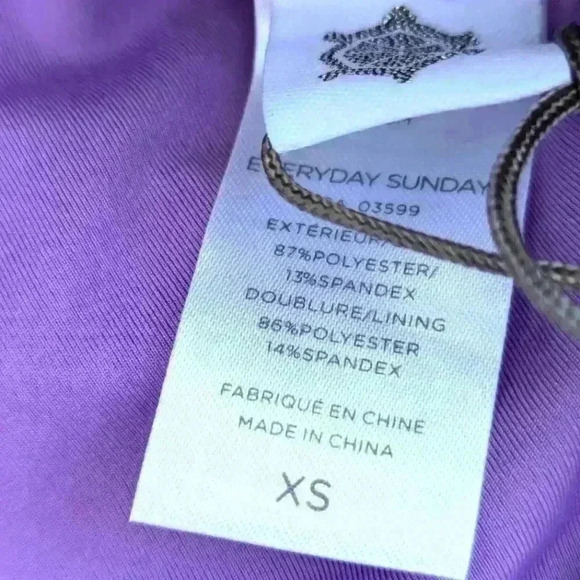 Heather Mauve One Shoulder One-piece Swimsuit - XS NWT - Picture 2 of 5